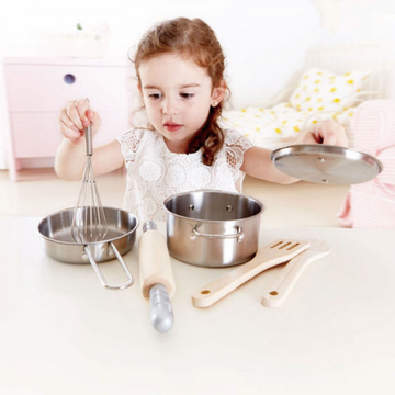 Juego de Ollas y Utensilios para Chef Hape